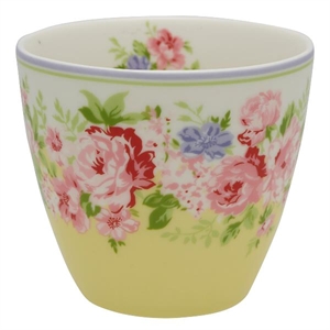 Rose Pale Yellow latte cup fra GreenGate - Tinashjem